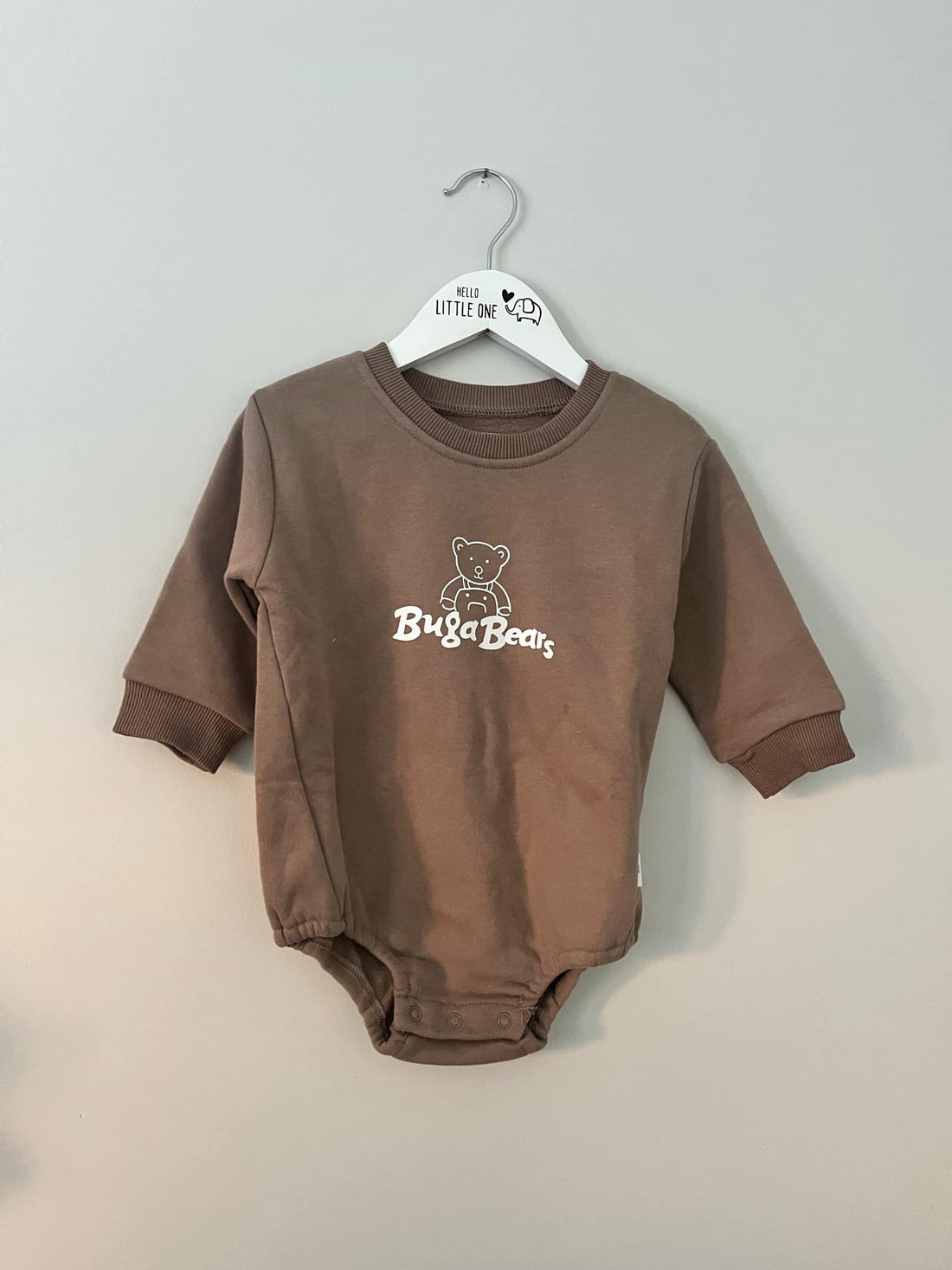 White Buga Bear Romper