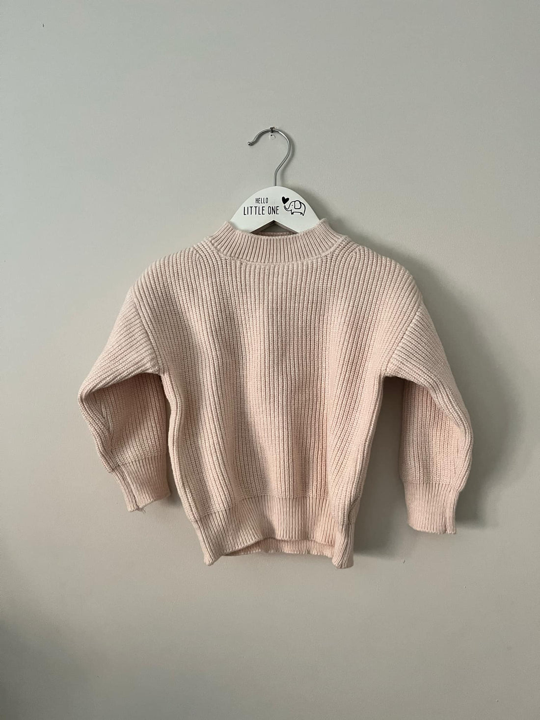Pink Knitted Jumper