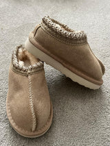 Light Beige Tazzy Faux Fur Lined Shoes
