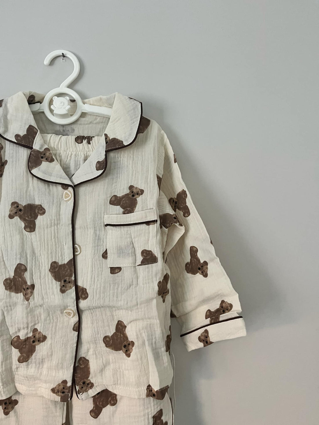 Teddy Bear Long Sleeve Pyjama Set