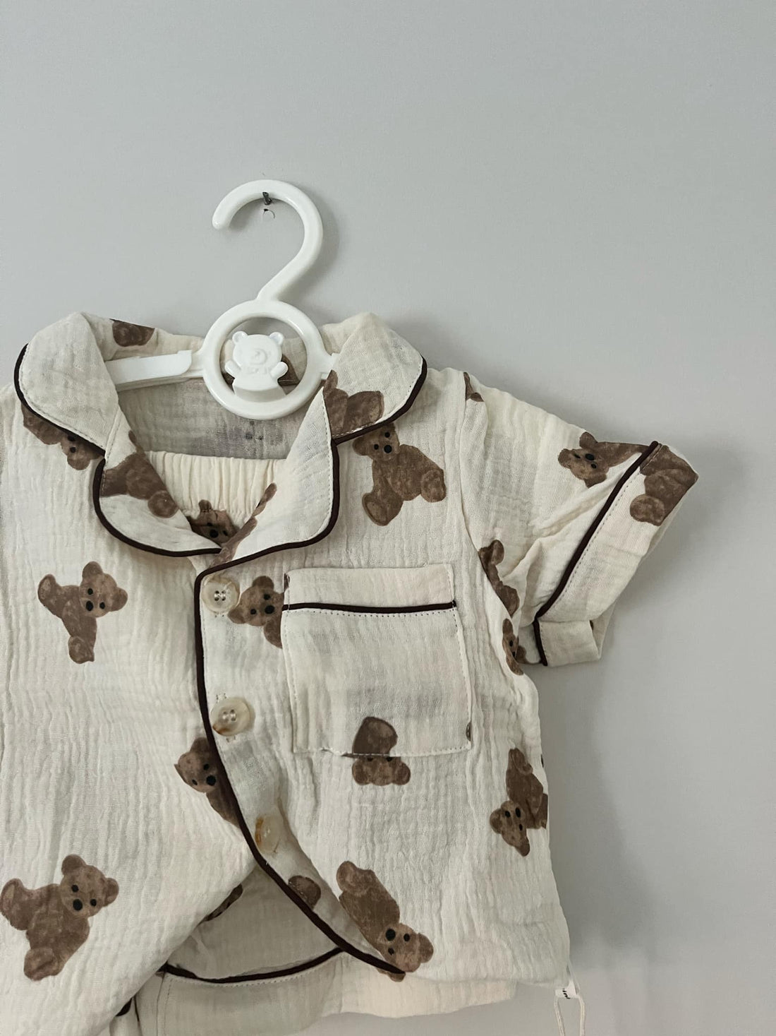Teddy Bear Short Sleeve Pyjama Set