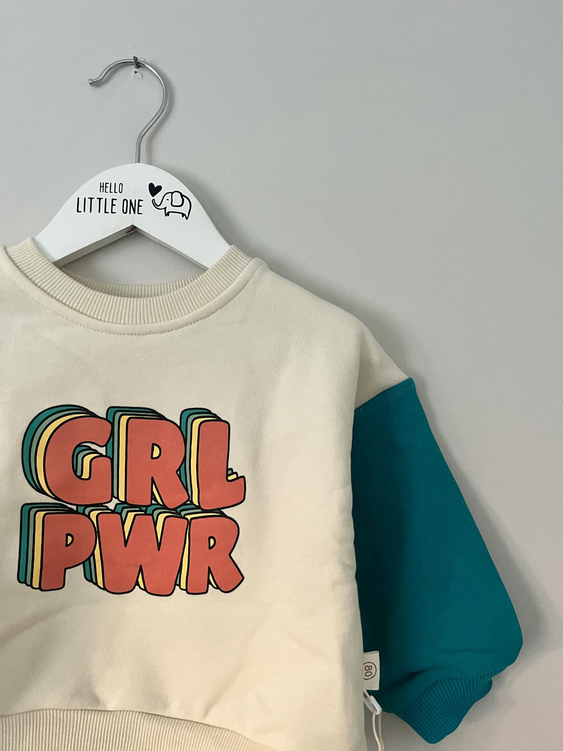 Block Colour Grl Pwr Sweatshirt