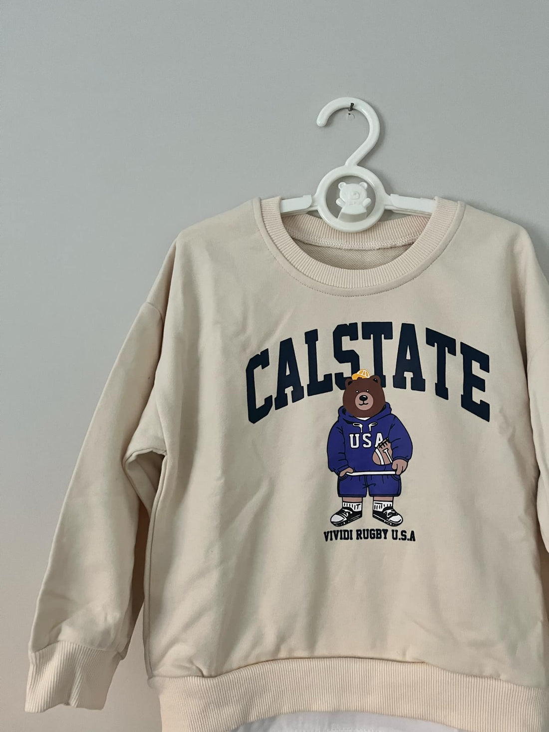 Crean Teddy Bear Print Sweatshirt & Jogger Co-ord